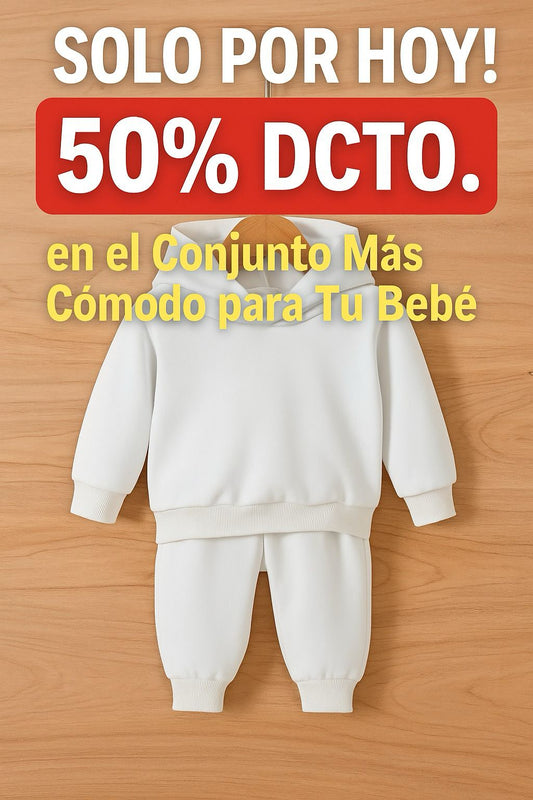 Conjunto Deportivo Premium de 2 Piezas – Comodidad y Estilo para tu Pequeño