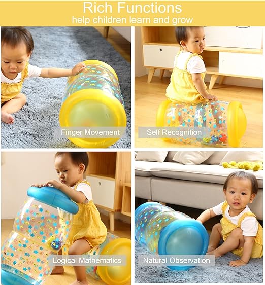 Roll & Go™ : Rodillo Inflable para Estimulación de Gateo – Edición Limitada