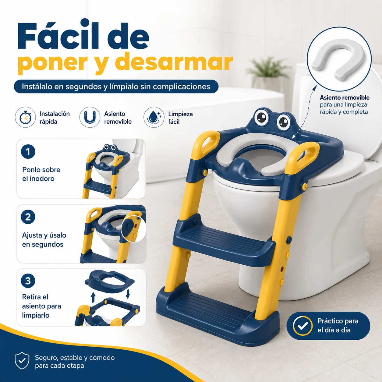 PekeBaño® – Asiento Asistente para Baño
