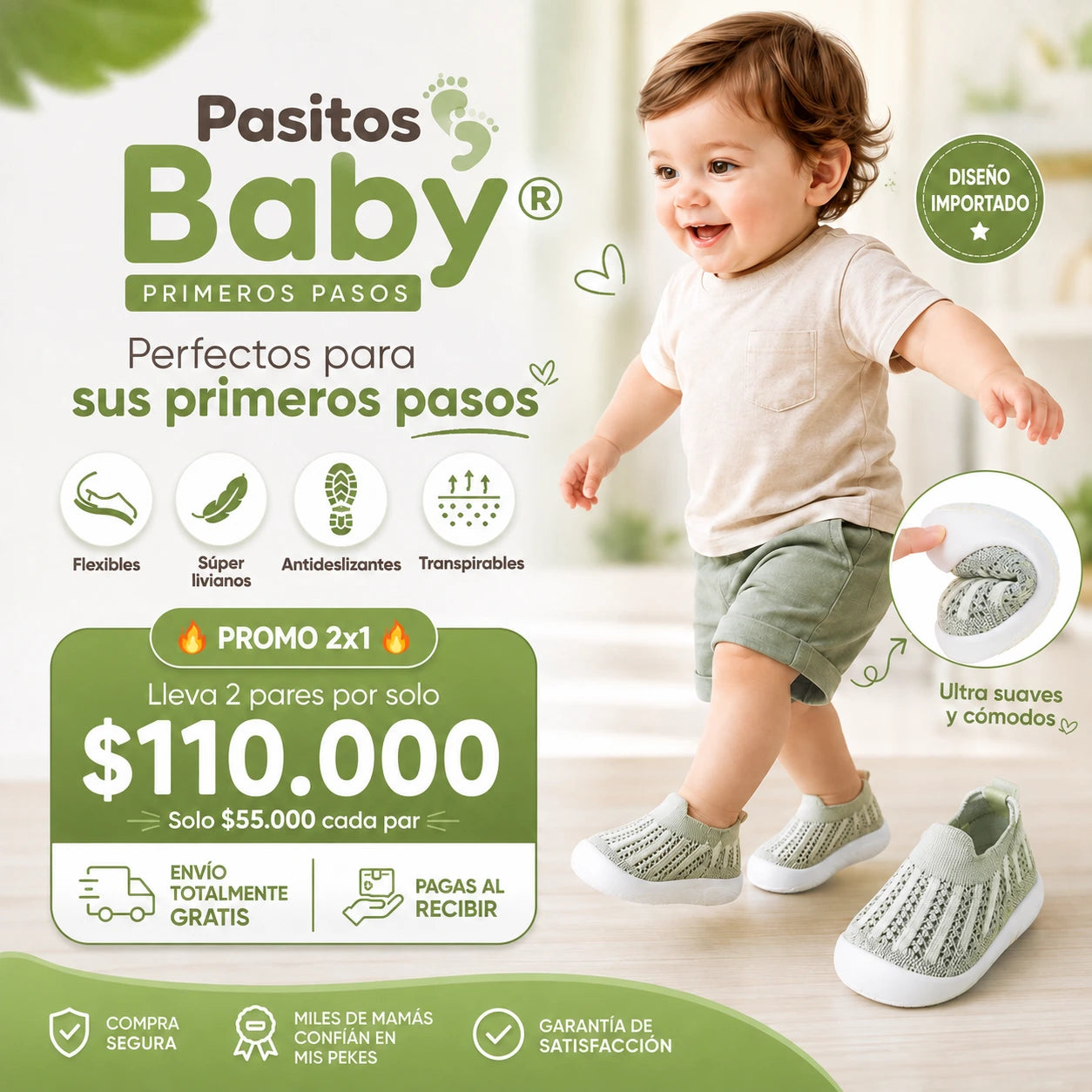 Pasitos Baby® – Primeros Pasos