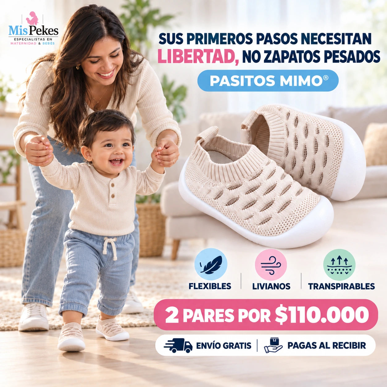 Pasitos Mimo® – Primeros pasos👶🏼👣