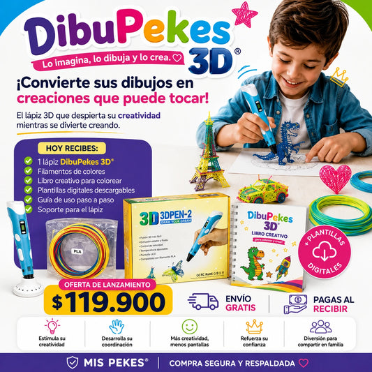 DibuPekes 3D® – Kit Creativo