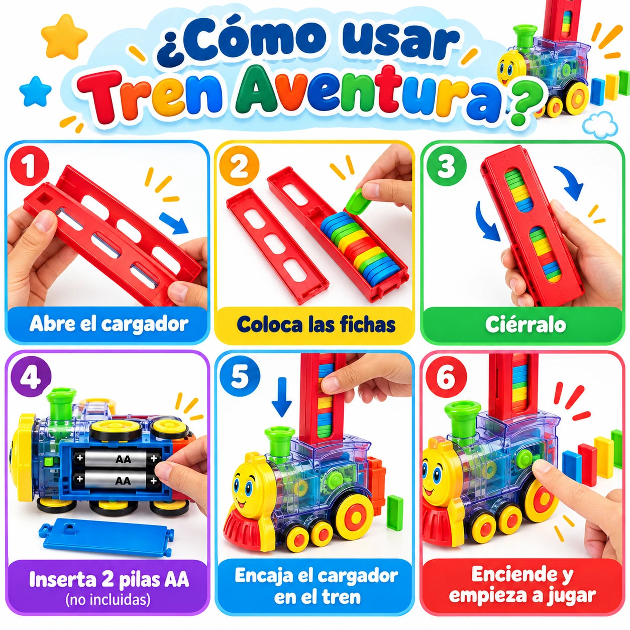 Tren Aventura® - Carga, conduce y derriba.