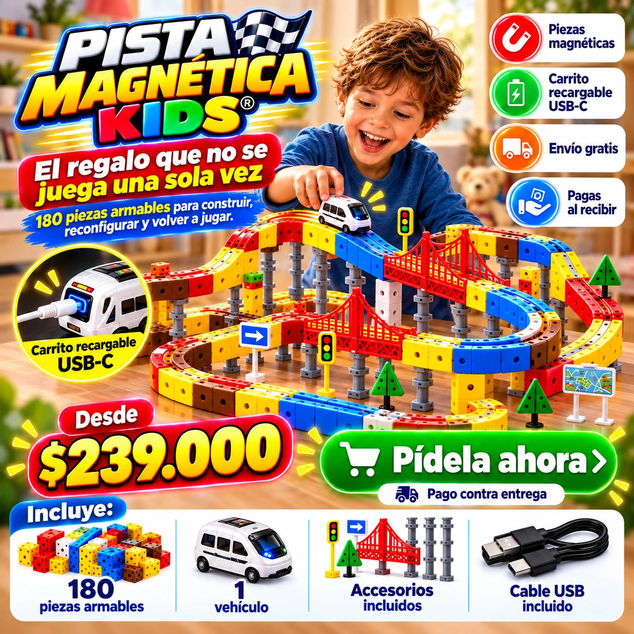 Pista Magnética Kids®