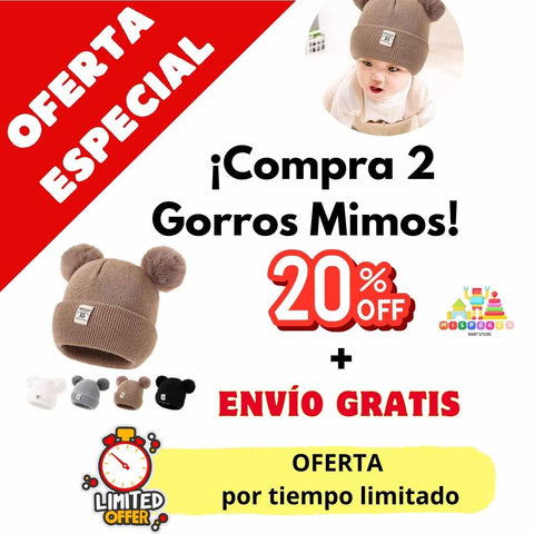 🧸 Protege a tu bebé del frío con nuestro Gorro Mimos de Algodón ❄️💙
