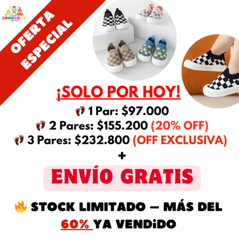 Zapatitos a Cuadros – Pasos Seguros con Estilo ✨👣