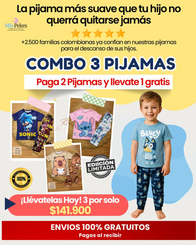 ¡Pack x3 de Pijamas Irresistibles!