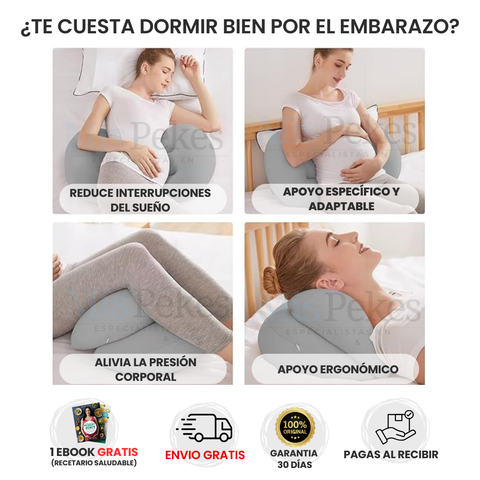 SueñoMaternal® Almohada 3 en 1